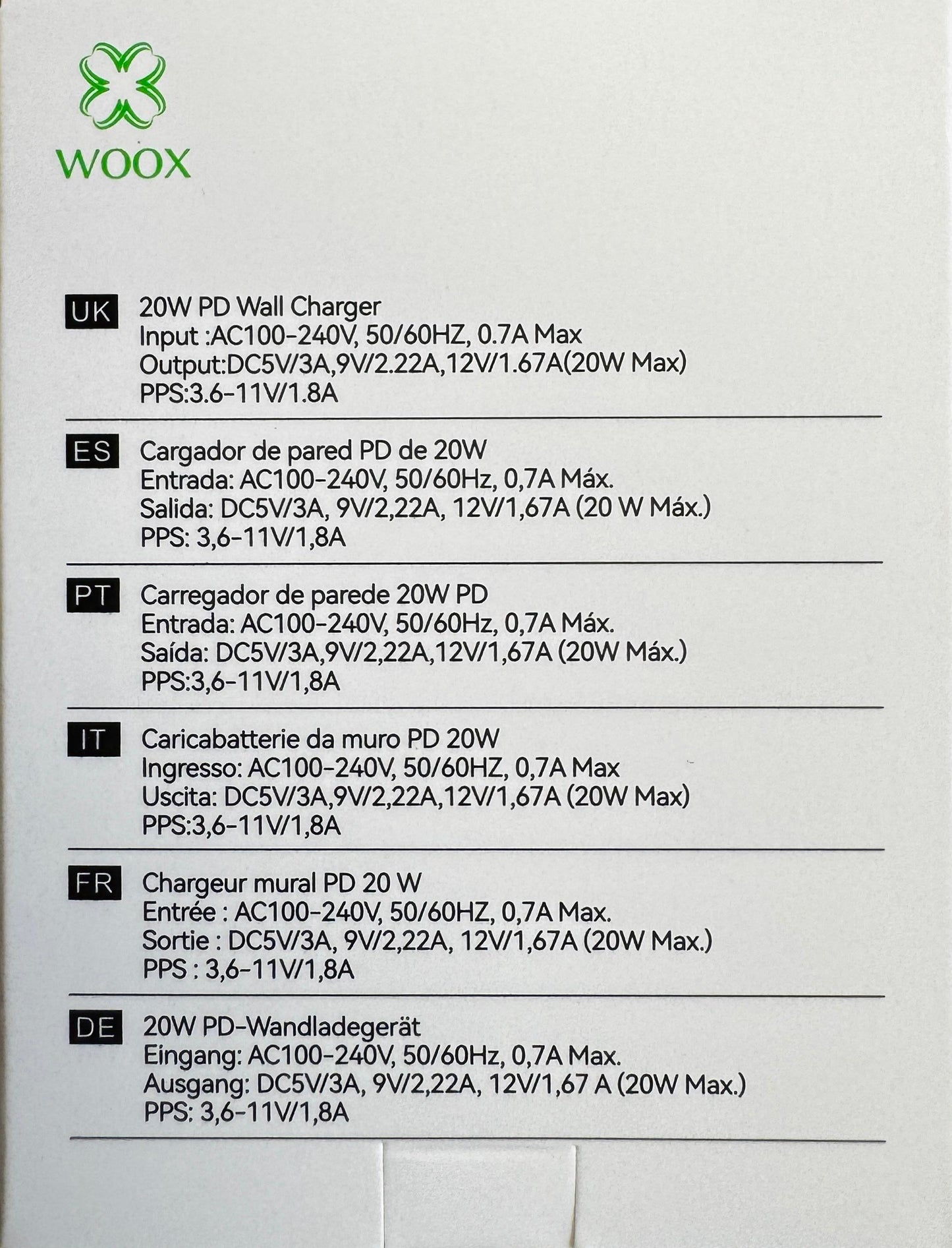 GaN 20W Type-C Folding Pin Plug